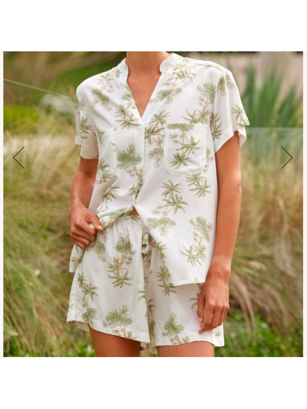 Piyama Maggie Pajama Set
Vintage Palm Tree Olive M